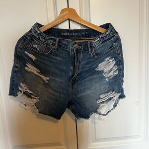 American Eagle denim shorts, Mom jeans